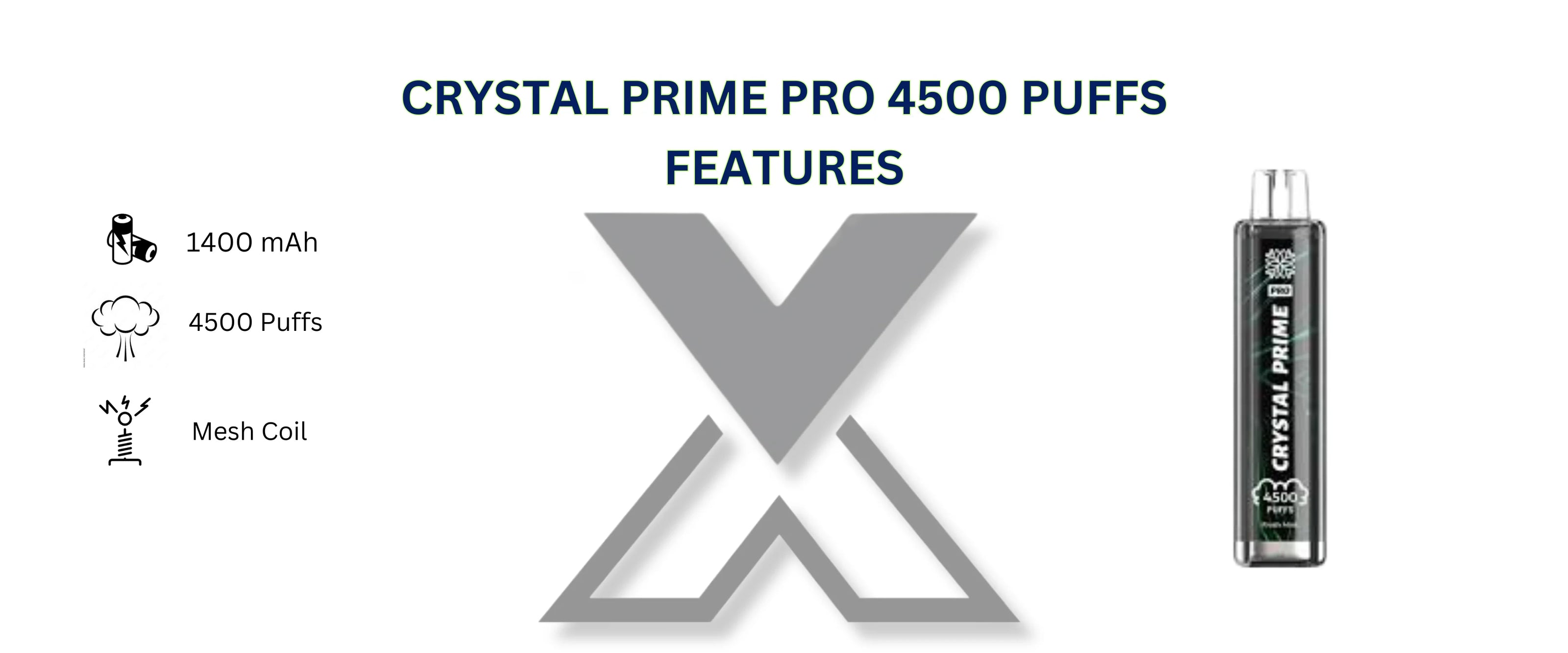 Crystal-prime-pro-4500-puffs-Features