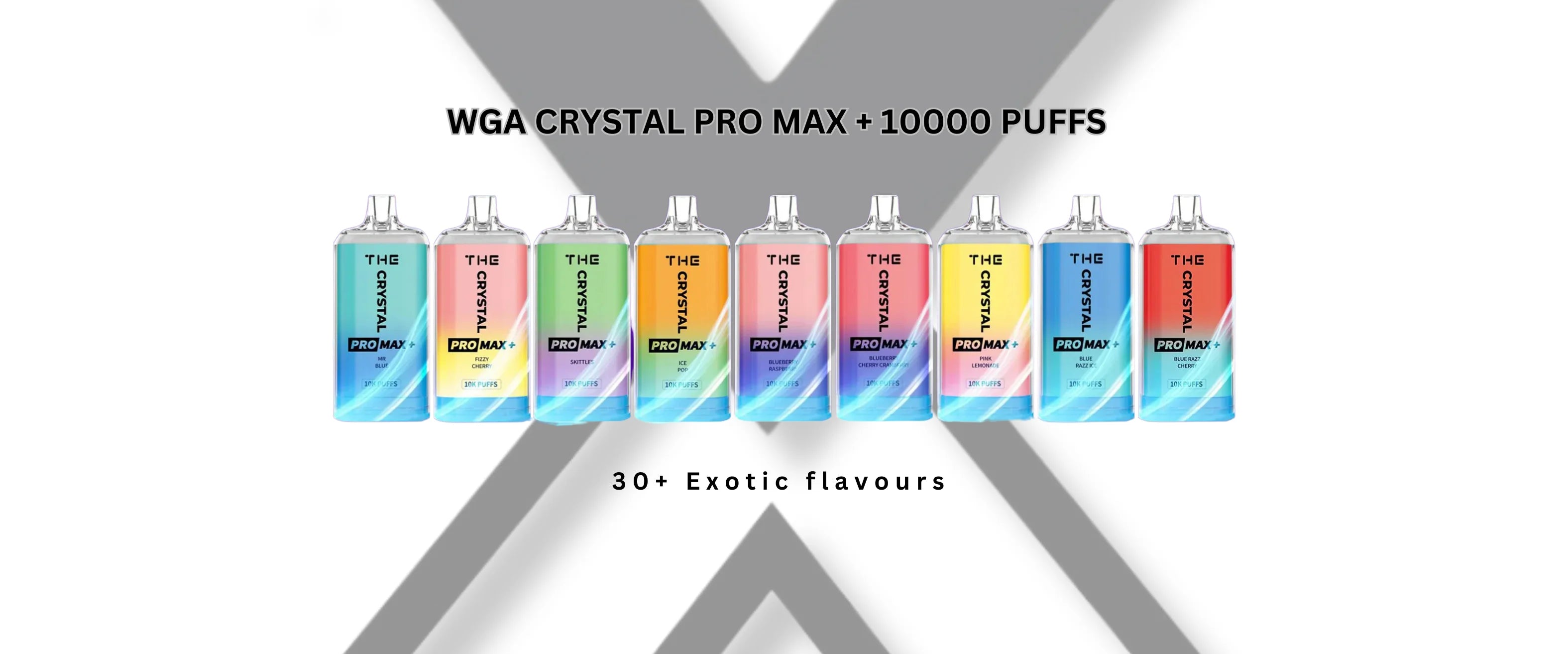 Wga-Crystal-pro-max-10000-puffs-Flavours