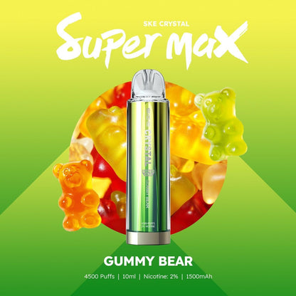 Ske Crystal Super Max 4500 Disposable Vape Puff Pod Device-Gummy Bear-vapeukwholesale