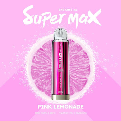 Ske Crystal Super Max 4500 Disposable Vape Puff Pod Device-Pink Lemonade-vapeukwholesale