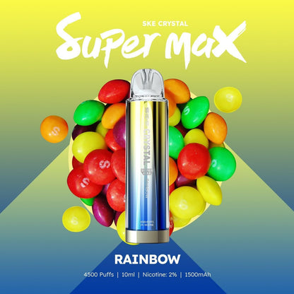 Ske Crystal Super Max 4500 Disposable Vape Puff Pod Device-Rainbow-vapeukwholesale